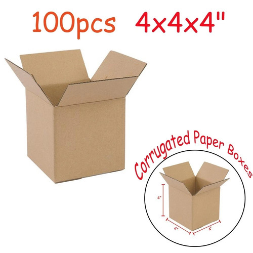 100pc 4x4x4 cardboard paper - cardboard,
